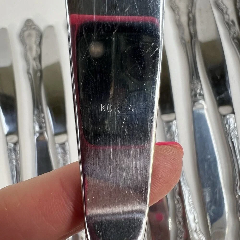 Michael Lloyd 12 Butter Knife Knives‎ Stainless Flatware Stainless Replacement